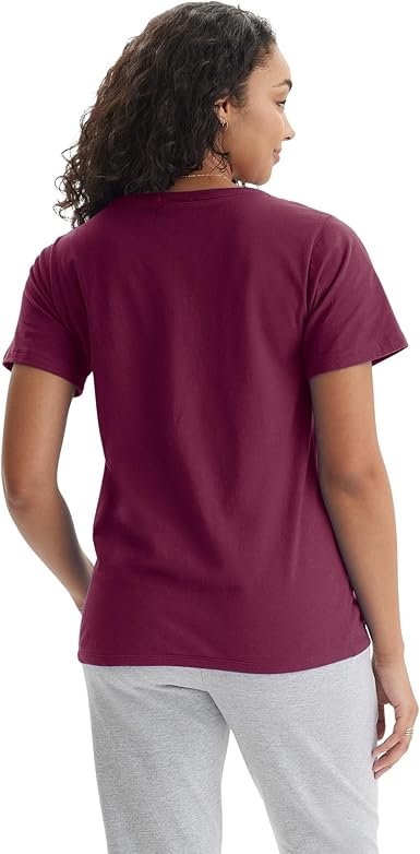 T Shirt Cotton Short Sleeve Tee for Women 1 or 2 Pack