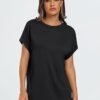 Womens Tops Oversized Short Sleeve Business Casual T Shirts Trendy Fashion Clothes