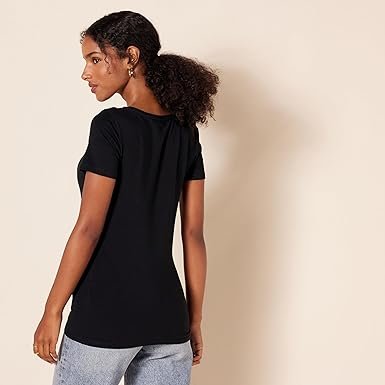 719nAFgCAYL._AC_SX385_.jpg Women RegularFit ShortSleeve Crewneck TShirt Multipacks