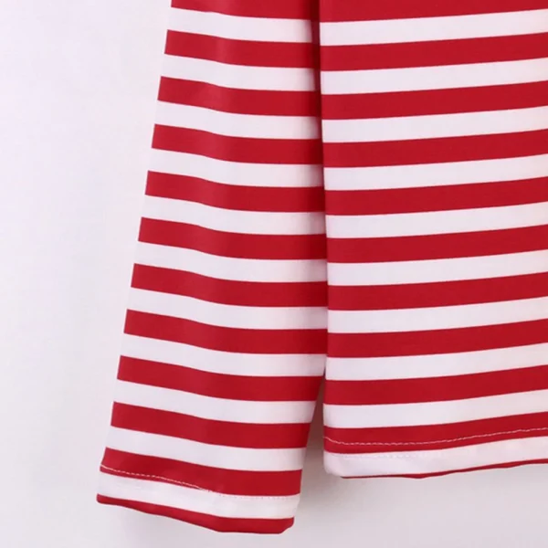 Hb5c270e75ca747b8ae0eb0e542de0826Y.webp Dourbesty Women Red White Striped Long Sleeve T-Shirts Loose Casual Shirt Female Basic O-Neck Tops Tee Autumn Pullovers New