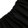 S077c8210bc8f477bb42a95e6ae1ba184I.webp Sexy Lace V-neck Cropped Halter Tops For Women Summer 2025 Solid Color Casual Sleeveless Backless Ruched Tank Top Tee Shirt