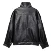 S09f9dba170074dfb9d94c4fa39418f79C.webp Women Fashion Leather Jacket Autumn Winter Loose Causal PU Faux Leather Jackets Coat Fashion Street Motorcycle Jackets