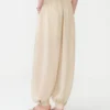 S0ad3bc74992548deb713f336e659a6beX.webp FSLE 2026 Summer Women's High Waist Pleated Straight Leg Pants with Elasticized Hem for Office Commute and Casual Daily Wear