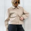S219d417c521744eda291bbce20b079f39.webp SLTNX Women's Zipper Jacket Coat New Winter Long Sleeve Pocket Outerwear Coat Short Street Elegant Women's Jacket