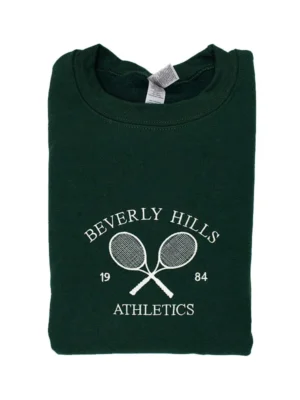 S226a48ef8efe4e61b98b7b908aab8858X.webp American Retro Tennis Athletic Embroidered Thick Pullovers Women Spring Long Sleeve Crewneck Loose Cotton Casual Art Sweatshirts