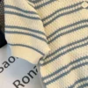 S29b5394e19724cbabae7f4576e111598T.webp 2025 Polo Neck New Womens Knitting T-Shirt Striped Short Sleeve Women T Shirt for Female Slim Tops Woman T Shirts Clothing