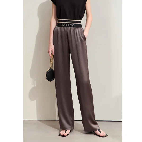 S2d2acca5d2f4405aa6c3127e16be850dX.webp Amii Minimalism 2024 Women Wide-leg Casual Pants Summer New Letter Embroidery Rubber Band Waist Fashion Female Trousers