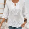 S32237c152938449db61f1feeaccf5d72a.webp Temperament Loose Woman Shirt Fashion Casual Blouse Elegant long Sleeve Woman Shirt Holiday Weekend Top