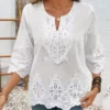 S351f4000bba041dc8a8b50271c14166dH.webp Temperament Loose Woman Shirt Fashion Casual Blouse Elegant long Sleeve Woman Shirt Holiday Weekend Top