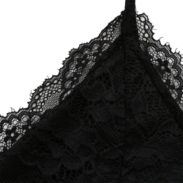 S4821567d463647baa9f5f566facd3421Q.webp Sexy Lace V-neck Cropped Halter Tops For Women Summer 2025 Solid Color Casual Sleeveless Backless Ruched Tank Top Tee Shirt