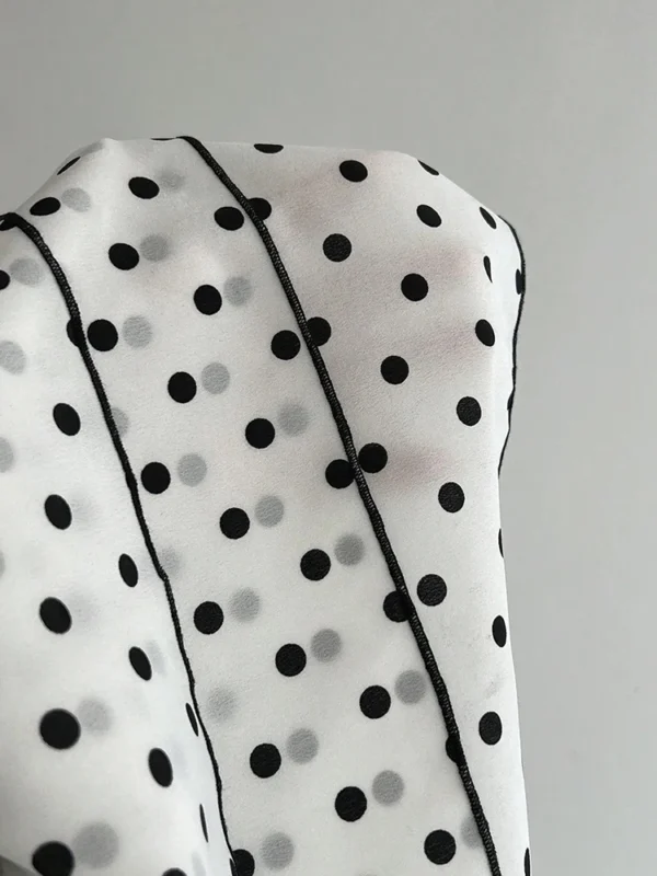 S5d824d0692104fe8ac050f6856b5e0acz.webp French-Style Retro Lace Patchwork Color-Blocked Bow Polka Dot Camisole Sweet Youthful Stylish Slimming Vacation High-End Top for Women Women's Clothing