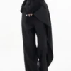 S60a9f8b667084ba28877a6bcb0027563G.webp Matakawa Irregular Solid Women Pants Spring Autumn Loose Streetwear Pantalones De Mujer Fashion Patchwork Wide Leg Trousers