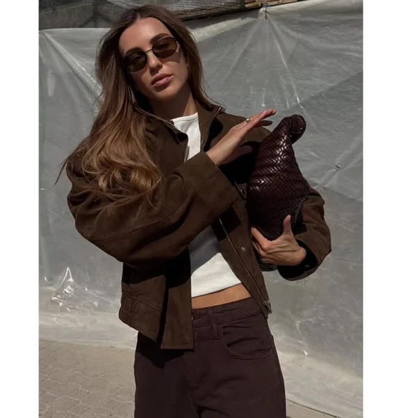 S627a26aa65384f3b8076a6bb64e191dbm.webp Women's Autumn Jackets 2025 New Fashion Big Pocket Elegant Women's Loose Warm Jackets Autumn Street Chic Young Student Coats