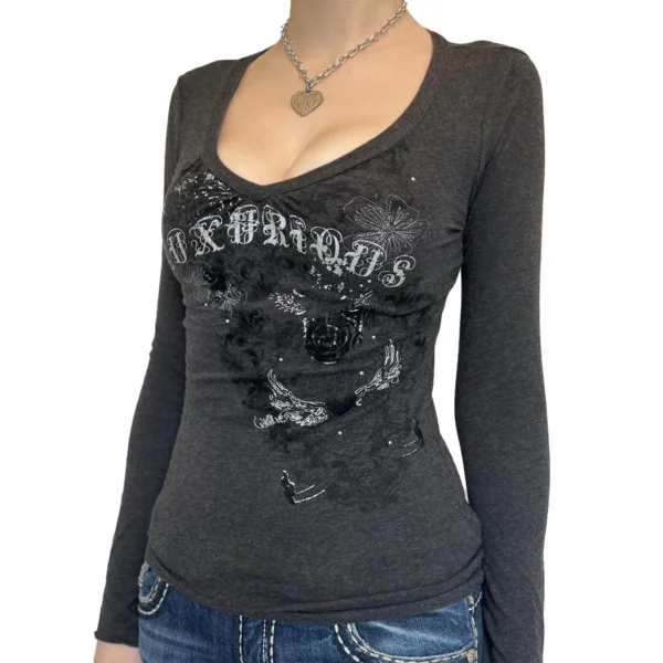 S6a4928422a47472b8a334604bb7973e1z.webp Women Autumn Fairy Grunge T-shirts Tops Y2K Long Sleeve Vintage Graphic Shirts E-Girls Aesthetic Tees Gothic Clothes Streetwear