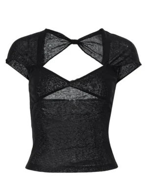 S7a17e3b9b2e14728860dd1cca057177cX.webp Square Collar Summer Sexy Backless Tops for Women Cropped Short Sleeve Elegant Top Tees Skinny Streetwear Clothe