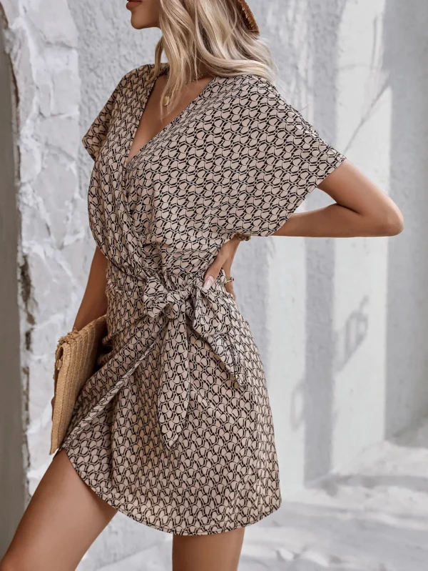 S8071ef49534b4885a971057ba660b475V.webp Cross border sexy V-neck waist up dress from Europe and America