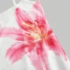 S81cbf01a0b2740718d7fc29ab5e43622d.webp Elegant floral print sundress, resort-style dress