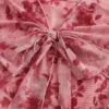 Summer Women's Y2k Floral Printed Sweet V-Neck T-shirts Mesh Beach Party Dress Top Flare Sleeve Square Collar Lace Up Shirt 2025