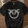 S87c6b7318e9048dfb827010c111af25ct.webp Two bird print women's round neck T-shirt summer casual short sleeved top street fashion women's versatile