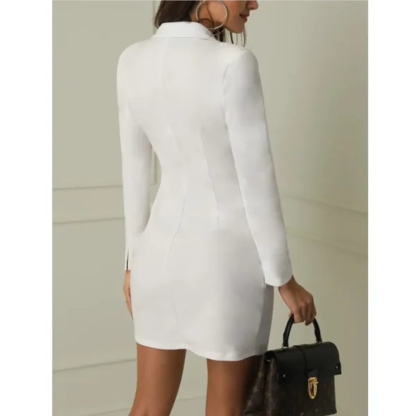 S8adc92f88aa14609914e6dabb4c26f3bP.webp New Women Blazer Elegant Office Lady Dress Long Sleeve White Spring Summer Female Causal Fashion Large Size Suit 2025