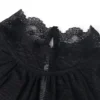S8c1e12e7a5bc43cb89048715ea363380L.webp Women's Spring/Fall 2026 New Arrival Elegant Lace-Panel Cutout Bell-Sleeve Tie-Waist Top Everyday Lace-Panel Design