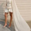 S928c97e0d9f3433781bbf13b3390db050.webp TWOTWINSTYLE Solid Spliced Mesh Mini Dresses For Women O Neck Sleeveless High Waist Temperament Mini Dress Female Fashion New