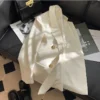 Sb080673a7bbb4adf8749ab58fc3cfd17t.webp Spring Autumn Commute Stylish Slimming Ladies' Blazer 2025 White College Style Fashionable Business Coat Pure Color Regular Fit