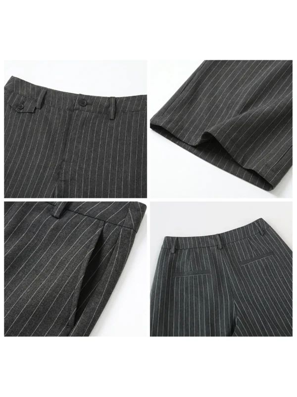 Sb17e3c80c27a4960ab923925cb6af6d0k.webp CHIC VEN New Fashion Women Trousers Loose Casual Herringbone Office Ladies Wide Leg TR Suit Pants Side Pocket Spring Summer 2026