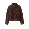 Sb9460037589541c696634341ed1d02945.webp Women's Autumn Jackets 2025 New Fashion Big Pocket Elegant Women's Loose Warm Jackets Autumn Street Chic Young Student Coats