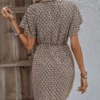 Sc5032fa5a4584713a4740d8f2467ba39S.webp Cross border sexy V-neck waist up dress from Europe and America