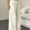 Scd775556739a44d782311dbf337b671fH.webp Bohemian Pleated Wide-Leg Pants Women's High-Waist Loose Pants