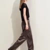 Sd878b6a9a23048d780917cd82a5a0916h.webp Amii Minimalism 2024 Women Wide-leg Casual Pants Summer New Letter Embroidery Rubber Band Waist Fashion Female Trousers