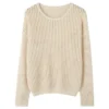 Sff3891912766461f9b5d773917691889V.webp WinvyNee Summer Women's T-shirt Cotton Long Sleeve O Neck Hollows Clothing Solid Top Casual Pullover Female Tops Y2K